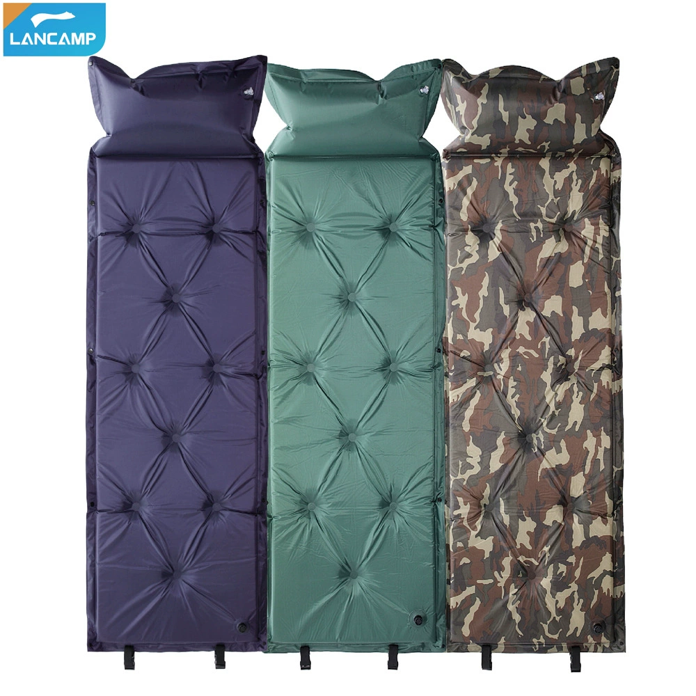 Thickened moisture-proof picnic mat camping mat outdoor automatic inflatable sleeping mat