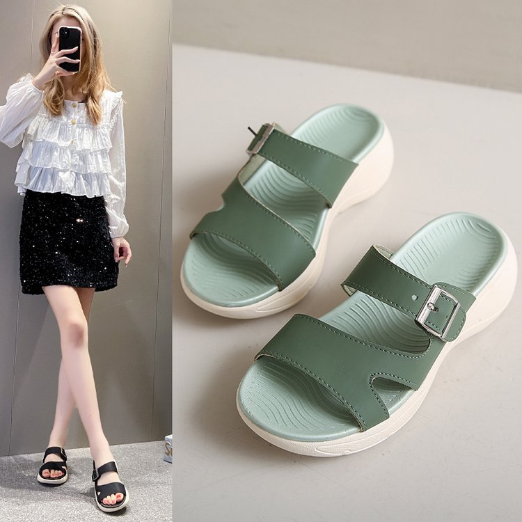 Summer women's slippers platform