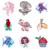 Cartoon animal model marine series acrylic tablet clip clip clip -ear earrings accessories accessories, 1YC42255