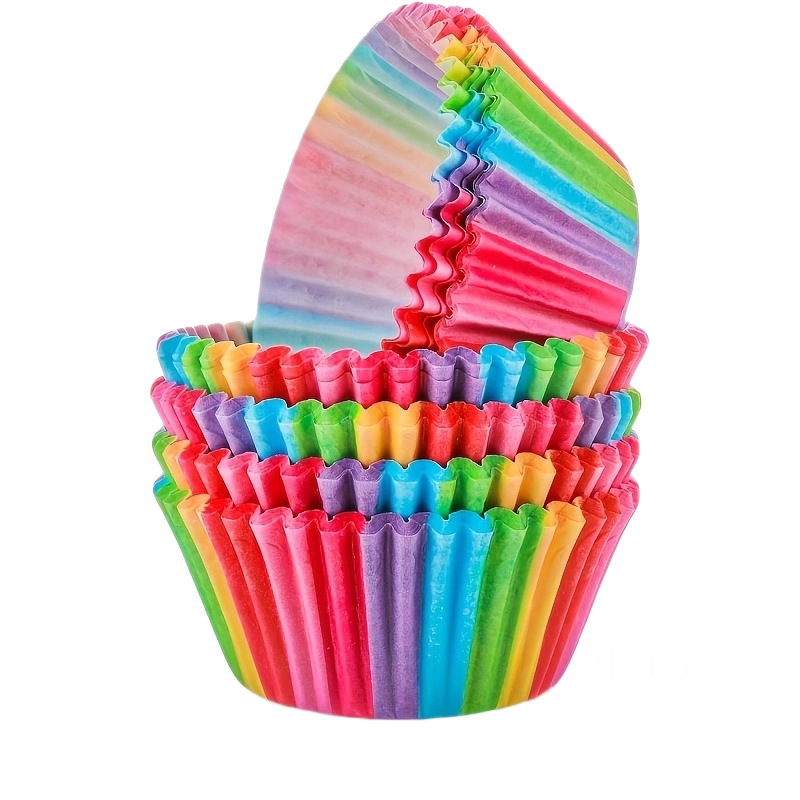 Capacillos de Papel para Hornear 150 Piezas de Papel Antigrasa Desechable para Hornear Muffins y Pasteles