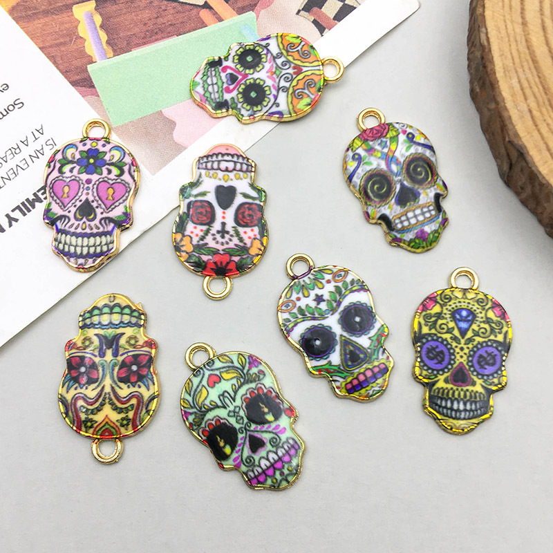 1 Piece 1 Set Alloy Skull Pendant display picture 9
