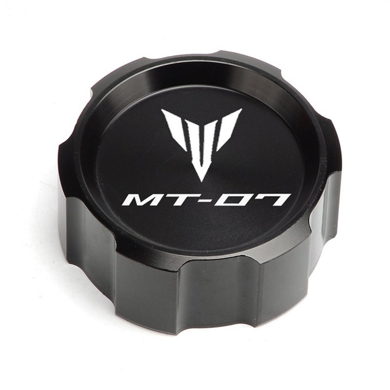 Suitable for Yamaha Mt07 Fz07 14-19 Modified Cnc Front Brake Fluid Reservoir Cap + Rear Brake Fluid Reservoir Cap