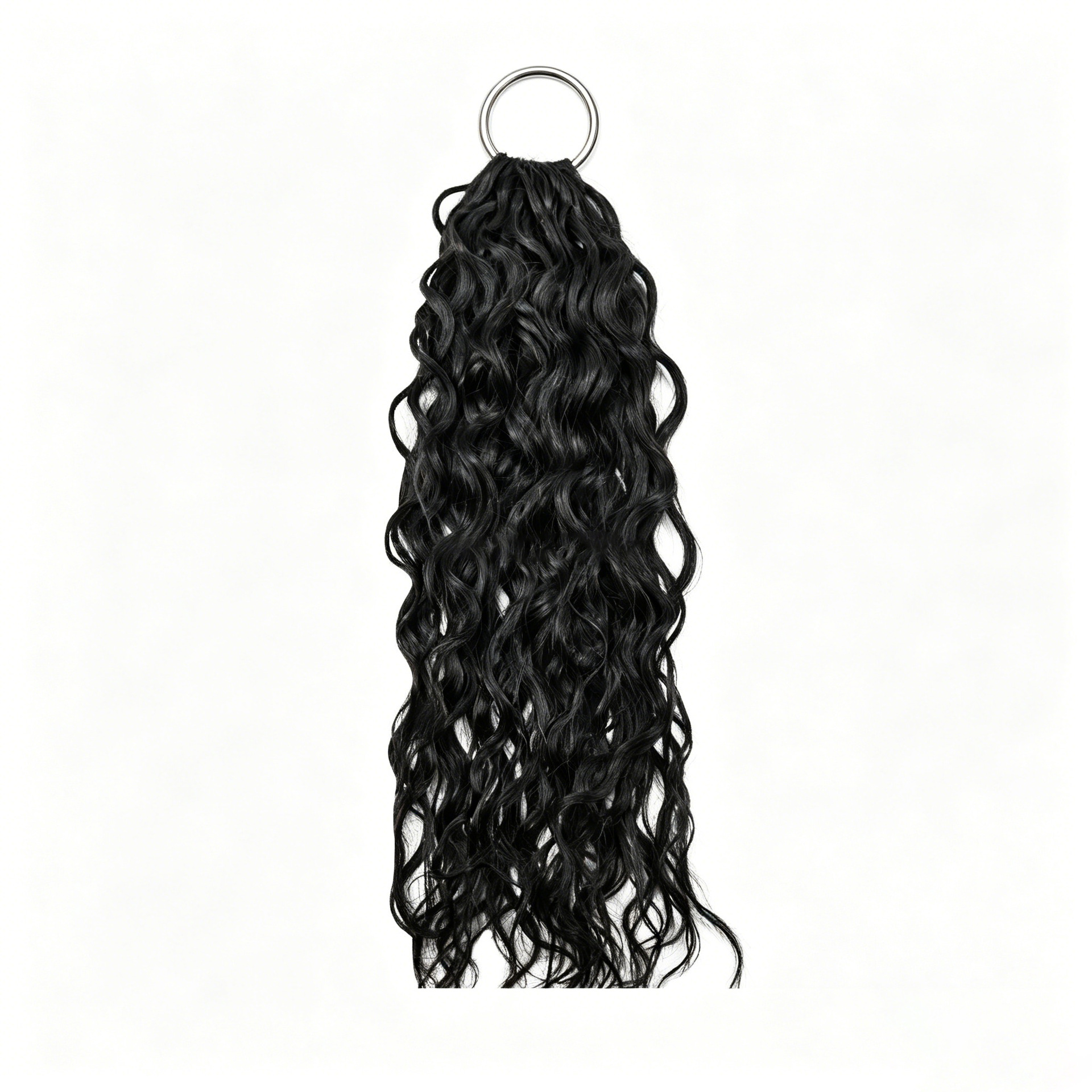 Extensiones de Cabello Humano de Pluma, Cabello Real, Tejido a Mano