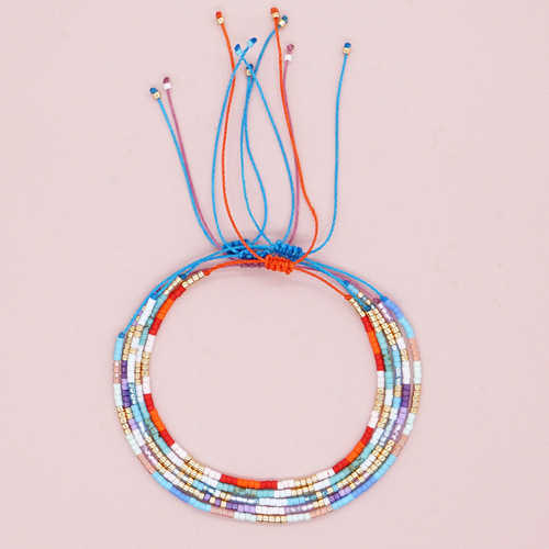 Miyuki millet beads small bracelet for women Japanese and Korean ins style niche design beads pure hand-woven hand jewelry