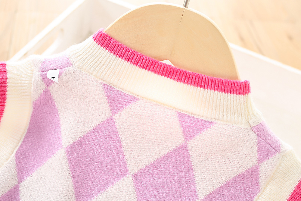 Maglione 2022 autunno/inverno nuova edizione coreana gilet da ragazza alla moda dei cartoni animati set di due pezzi_voghion.com