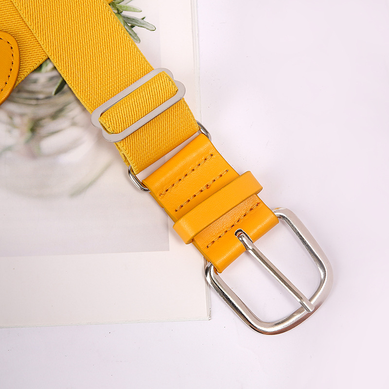 Transfronterizo nuevos deportes al aire libre cinturón elástico cinturón de béisbol cinturón de softball cinturón elástico ajustable en stock al por mayor