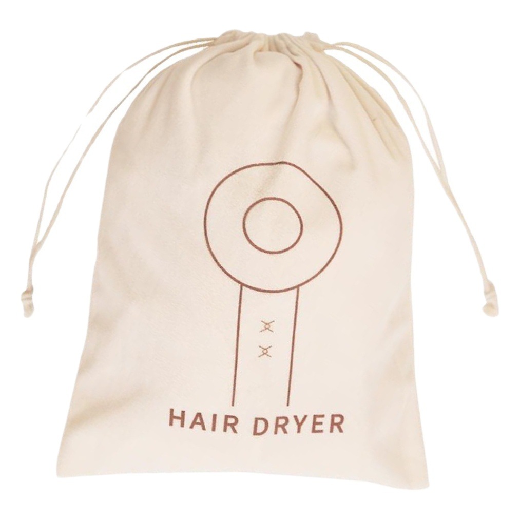 Hotel secador de pelo a prueba de polvo bolsa protectora secador de pelo sin hojas salón de pelo gamuza cordón bolsa de almacenamiento bolsa de terciopelo