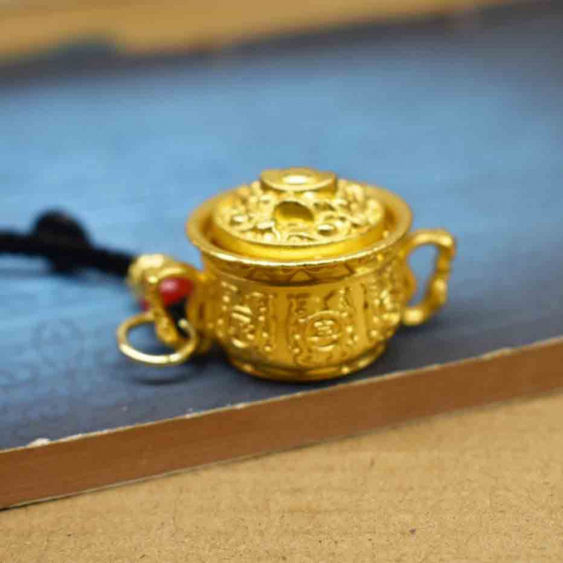 CORNUCOPIA 합금 조디악 턴 키 체인 펜던트 회전 가능한 운세 제작 캐리 온 작은 보석 손잡이