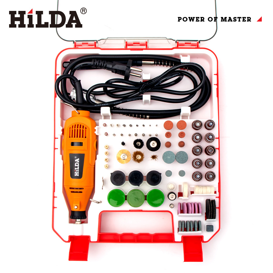 Fábrica directa Hilda 200w molino eléctrico bolígrafo conjunto de herramientas de pulido piedra cortador