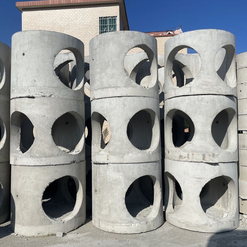 広州建基セメント検査井単列丸穴沈砂井セメント井座プレキャストコンクリート汚染検査井|undefined