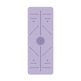 Spot PU natural rubber yoga mat non-slip posture line Sports Fitness mat thickened local tyrants mat home wholesale