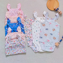 婴儿吊带包屁衣夏季薄款宝宝透气背心哈衣新生儿爬服a类童装衣服