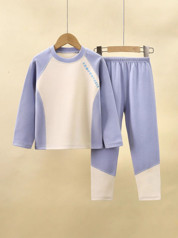 儿童加厚保暖内衣套装男女童秋冬绒家居服中大童睡衣宝宝秋衣裤长|undefined