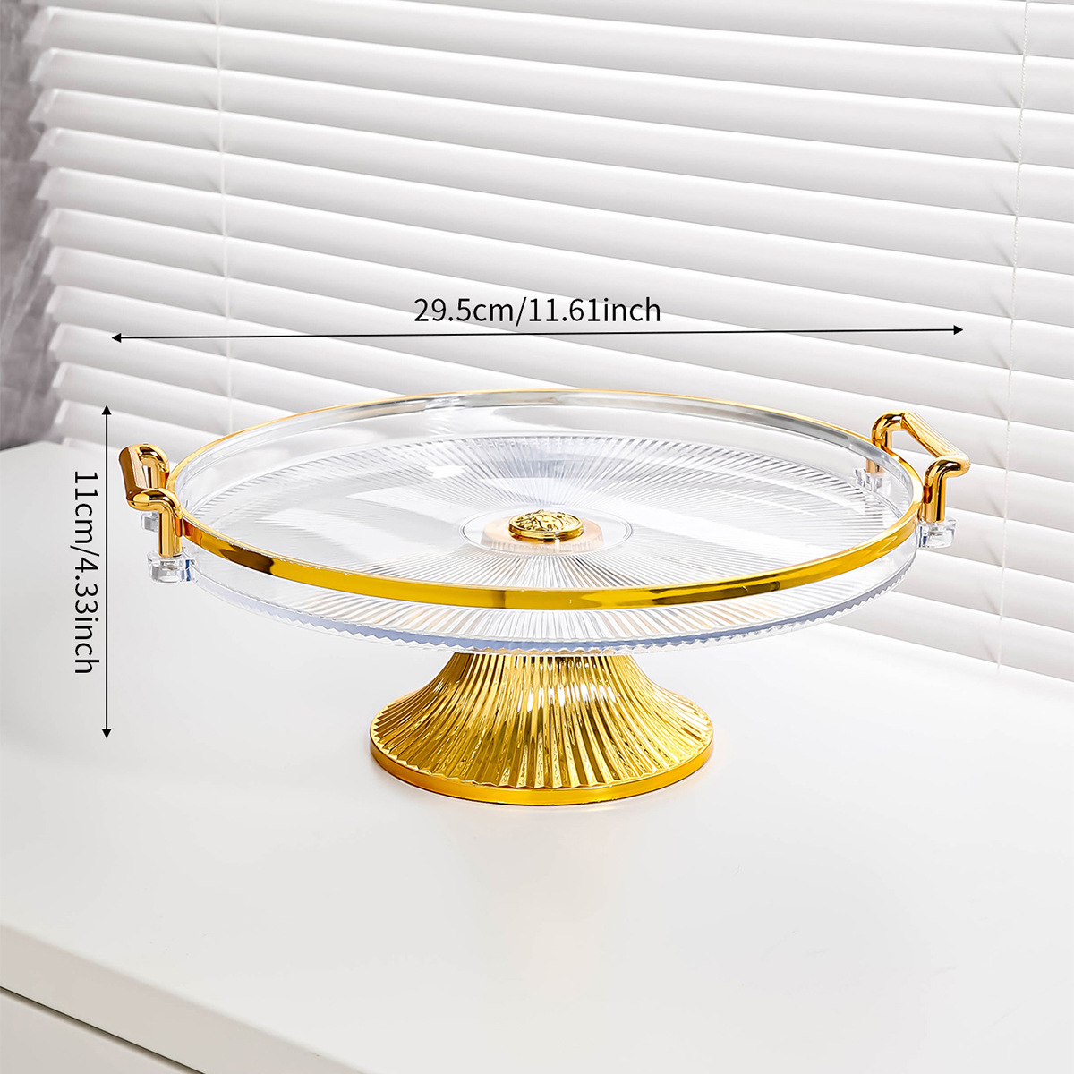 Plato de fruta con tapa transparente acrílico plástico redondo cubierta de polvo de alimentos merienda pantalla tapa de plato de fruta seca