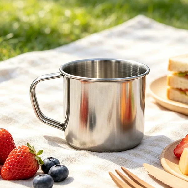 Stainless steel water cup, toothbrushing cup, mouthwash cup, tea mug, tea cup, drinking cup, kindergarten children's student cup