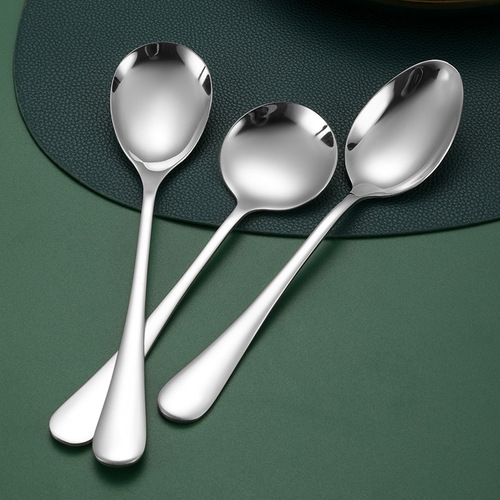 Hotel Restaurant 304 Stainless Steel Tea Spoon Stirring Coffee Spoon Household 1010 Stainless Steel Dining Spoon Pointed Tip Spoon