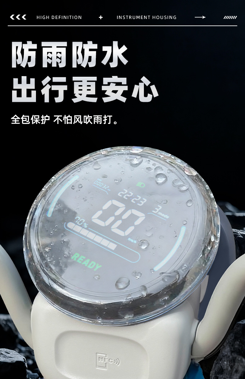 Suitable for No.9 Qz1/Qz1 Mix Electric Vehicle Waterproof Instrument Case Central Control Screen Protective Film Modification Accessories