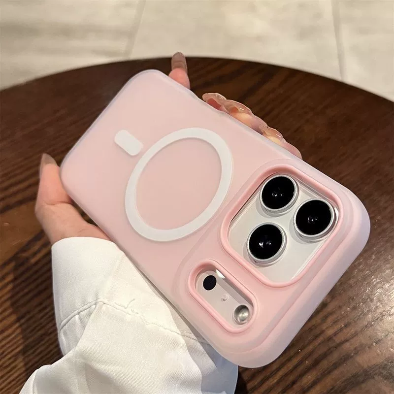 Чехол для телефона (Apple) iPhone 11–17 серий, магнитный гелевый (MagSafe), матовый, ТПУ