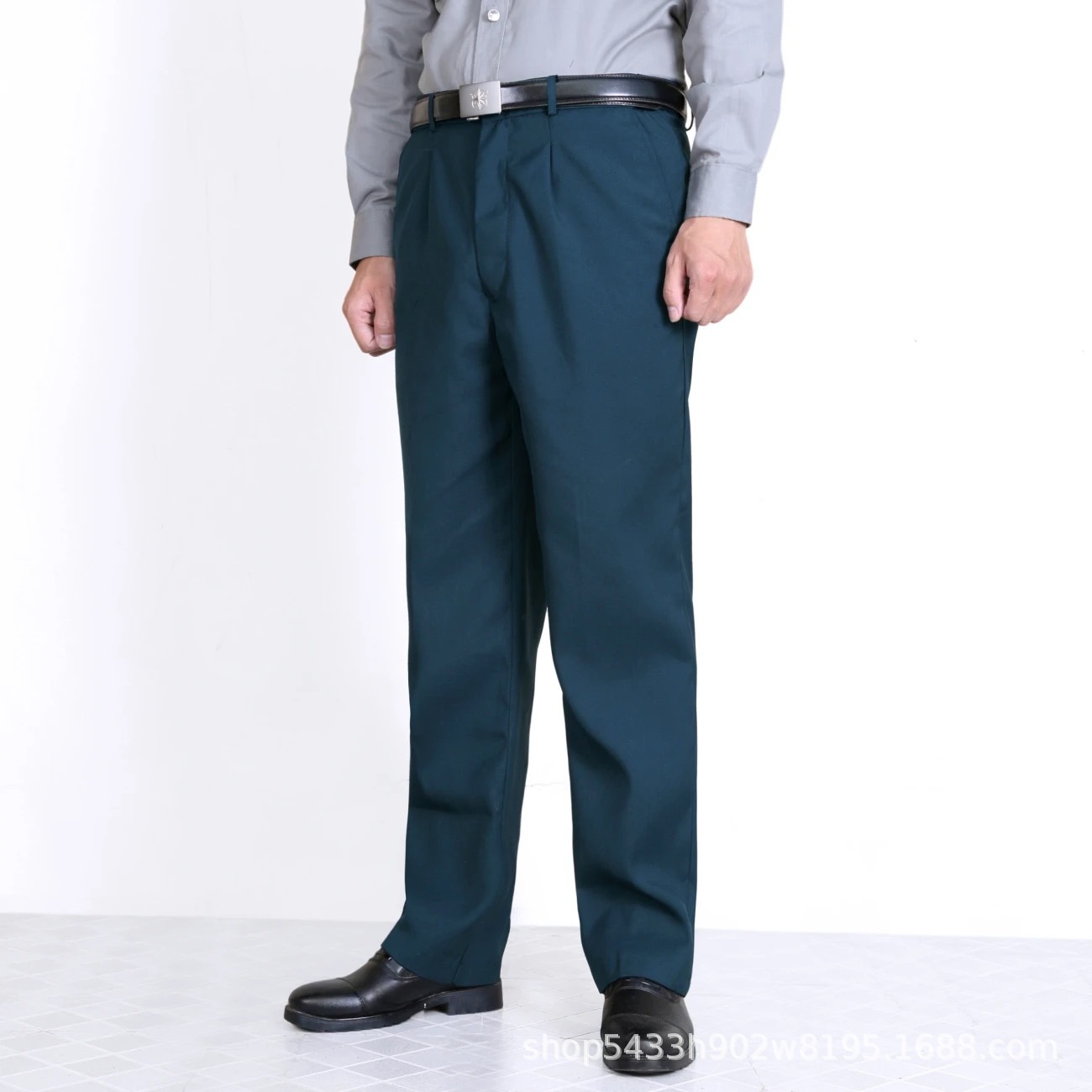 Dark green spring and autumn pants