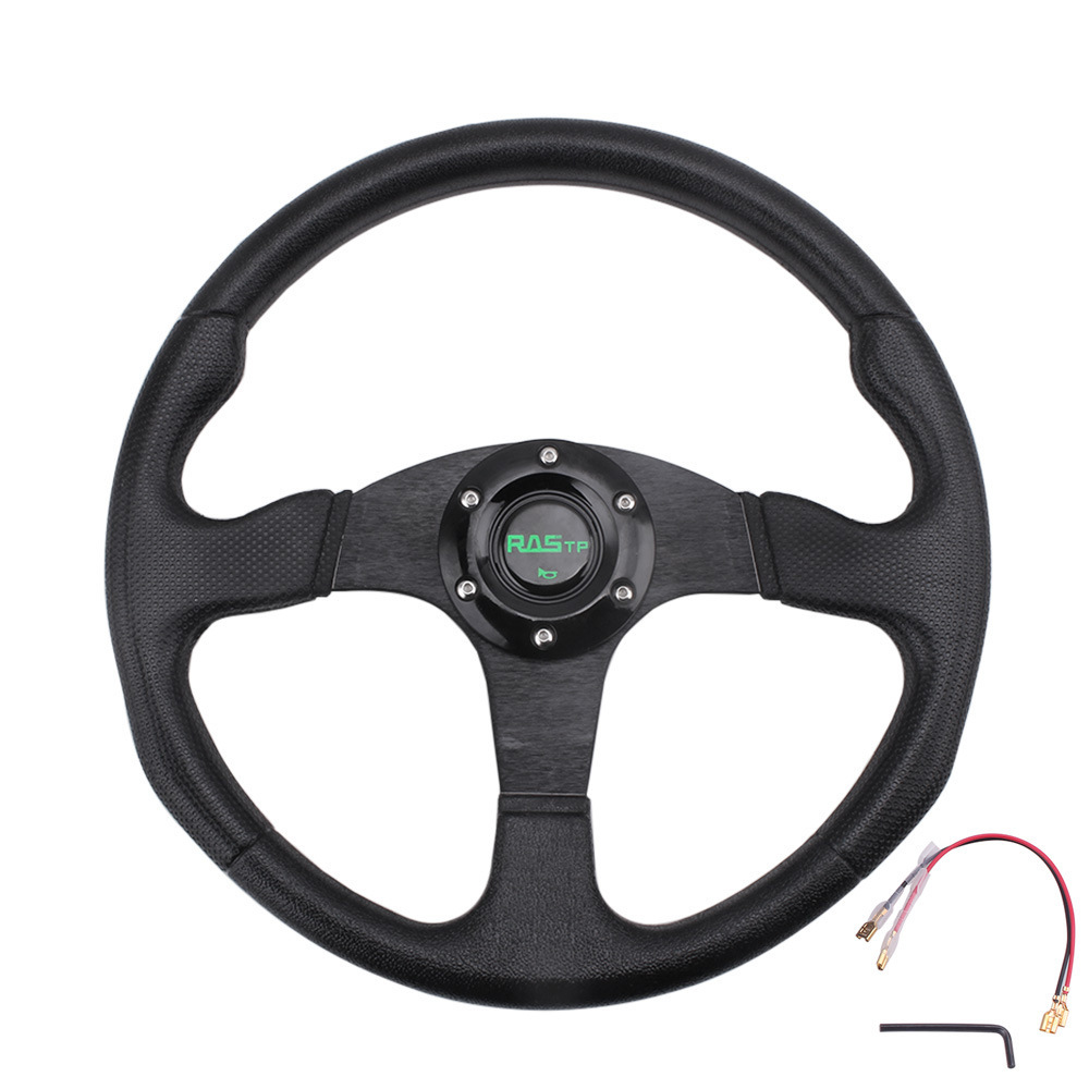 14 inch, Qìchē Steering wheel - black
