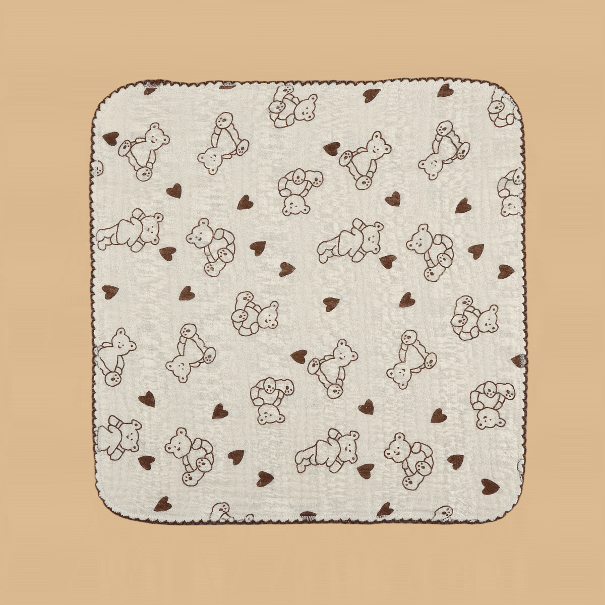 Pastoral Animal Cartoon Gauze Burp Cloths Baby Accessories display picture 13