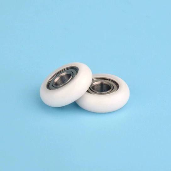 Подшипниковый шкив POM с пластиковым покрытием и встроенным подшипником 608, размер внешнего диаметра 30, толщина 8,5 мм, износостойкий подшипник для мебели