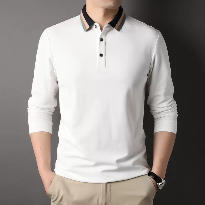 Autumn breathable base body-friendly long-sleeve, polo, Spring/Fall 2025 model