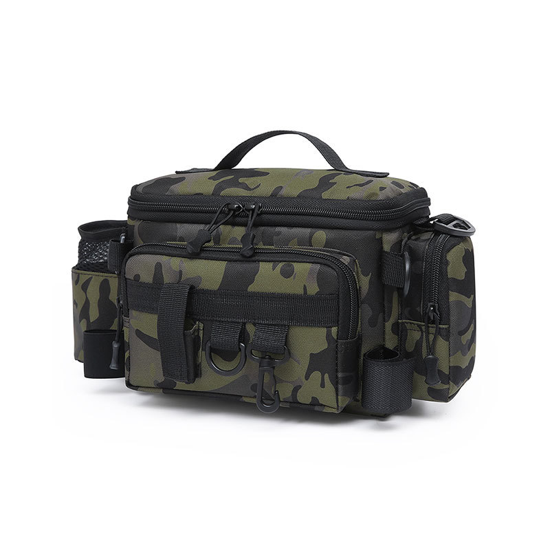 Fuente transfronteriza al aire libre multifuncional bolsa de luya bolsa de cintura impermeable bolsa de almacenamiento especial para caña de pesca