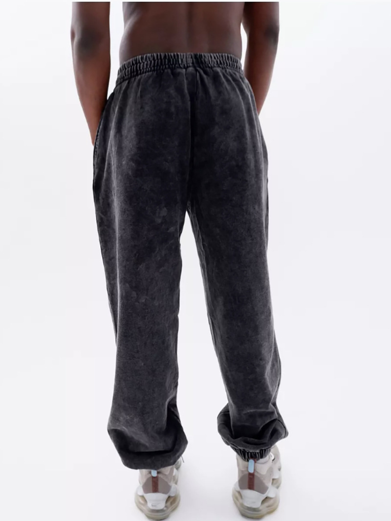 Pesado nuevo lavado con agua para hacer viejos pantalones de guardia hombre Europa y América marca de moda transfronteriza anillo de calzado casual pantalones de cintura alta pantalones versátiles