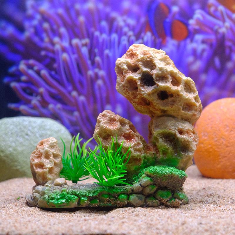 Estilo explosivo transfronterizo simulación jardín rocalla decoración de paisajismo piedra jardinería acuario paisaje mesa de arena decoración de paisajismo