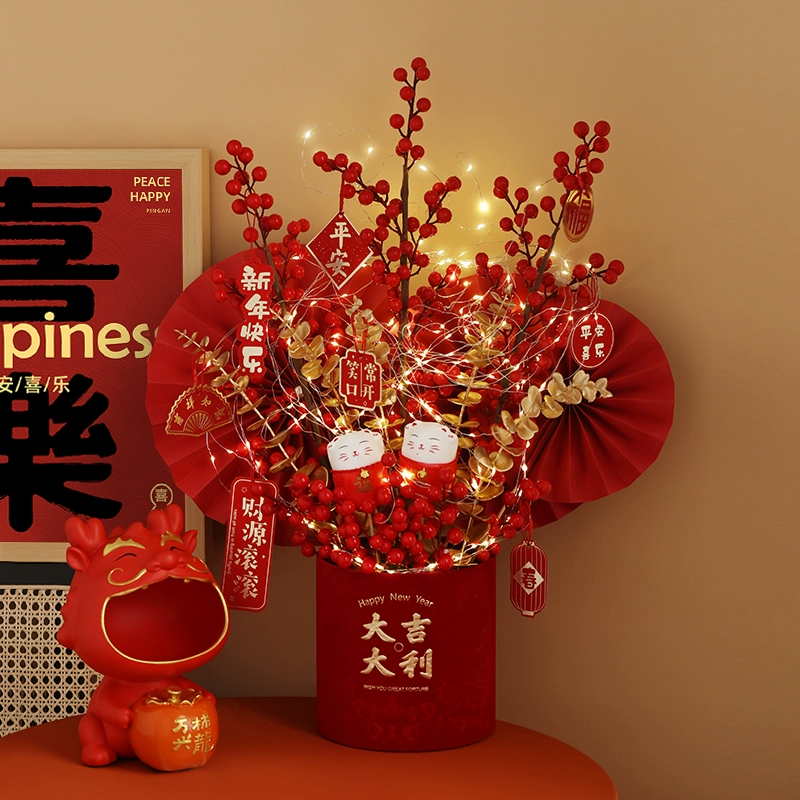 Beihanmei предметы интерьера для гостиной, украшение для ТВ-тумбы, год Дракона, подарок при новоселье, декоративное ведерко для благополучия
