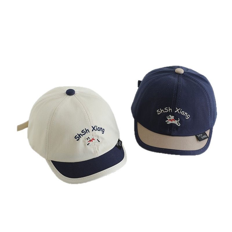 Sombreros para bebés primavera y otoño gorras de lengua de pato lindas de dibujos animados para bebés gorras corta gorras de béisbol para hombres y mujeres