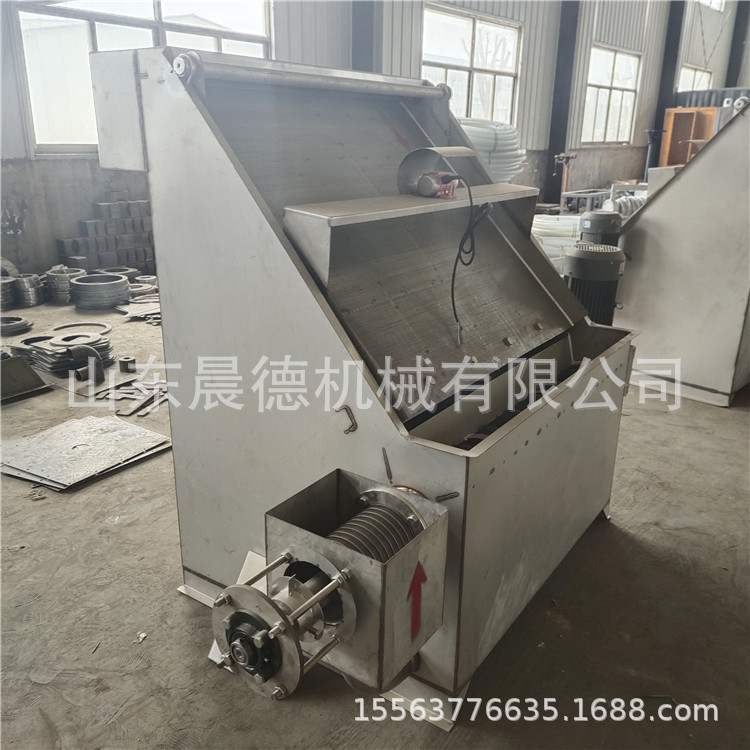 微滤粪便干湿分离机 肉鸡肉鸭粪不锈钢脱水猪粪滚筒固液分离设备