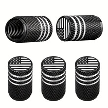 跨境商品 汽车轮胎美国flag装饰气门嘴帽 多logo可定气嘴芯帽盖