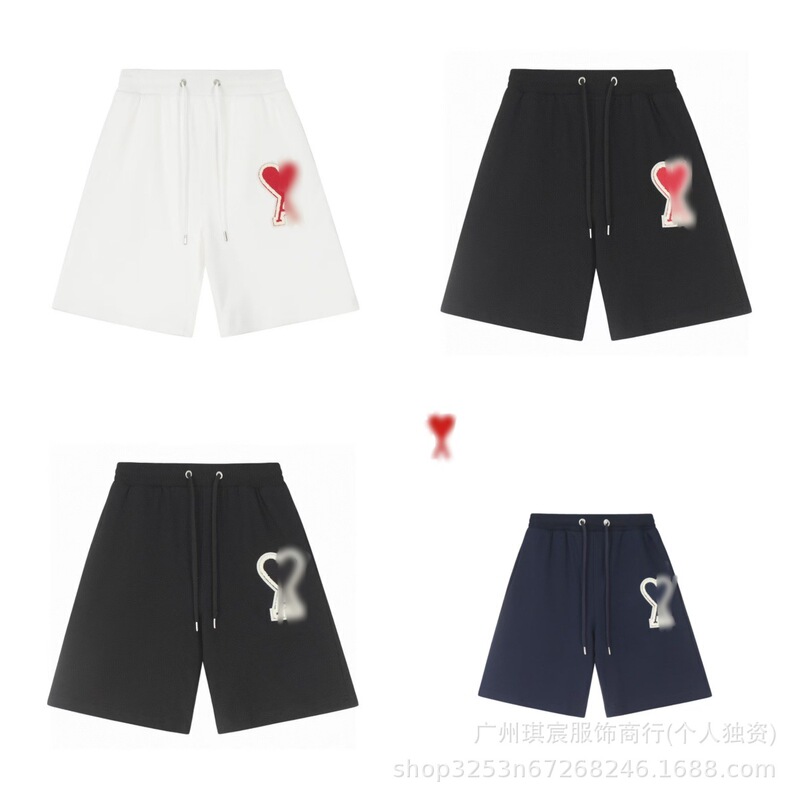 Trendy Summer Cotton Shorts for Men and Women with Printed Embroidery Patches, Loose Casual Five-Point Shorts Trendy Summer Cotton Shorts for Men and Women with Printed Embroidery Patches, Loose Casual Five-Point Shorts