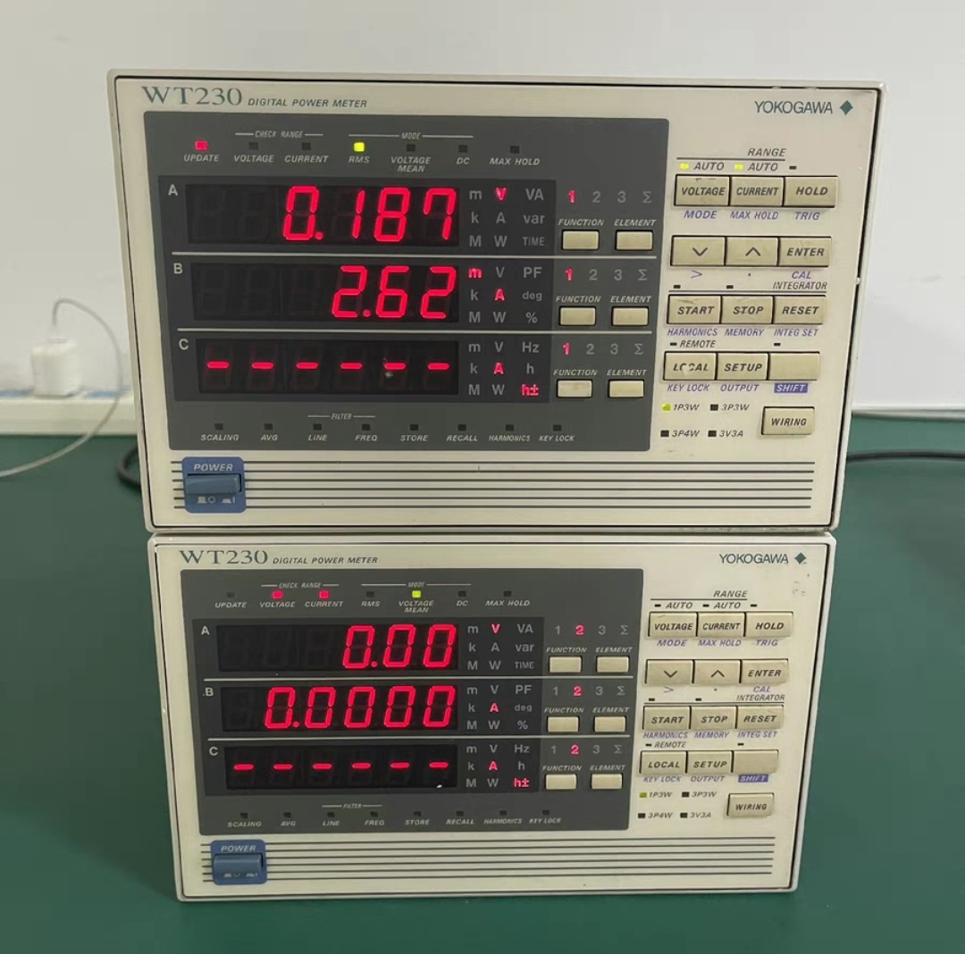 日本yokogawa横河WT230数字功率计 测量极低电流价格优惠促销包邮