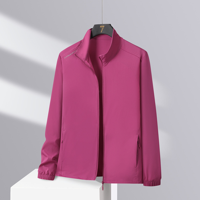 Sun protection clothing for men and women, summer thin cardigan, men's breathable travel jacket, UV protection