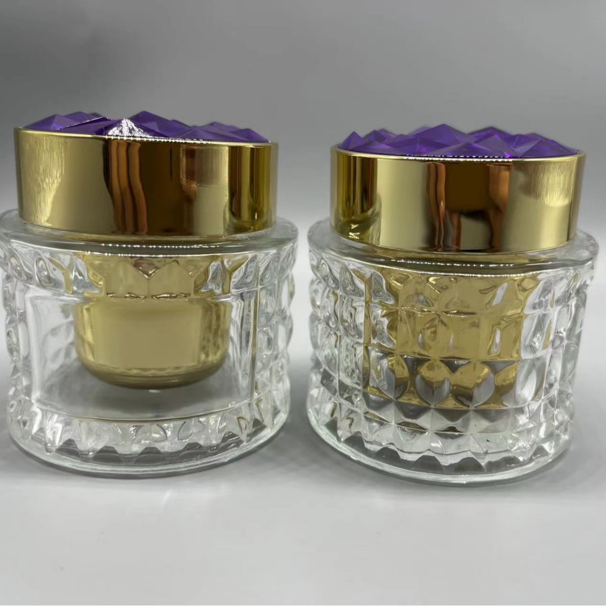 50g botella de piña Señora crema oro diamante reafirmante micro-tallado crema esencia crema botella de crema