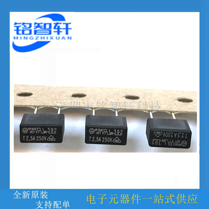 力特进口392方形保险丝管 TE-5 慢断 39212500000 T2.5A 250V
