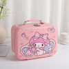 Cartoon handheld capacious cosmetic bag, cute storage box, new collection, internet celebrity