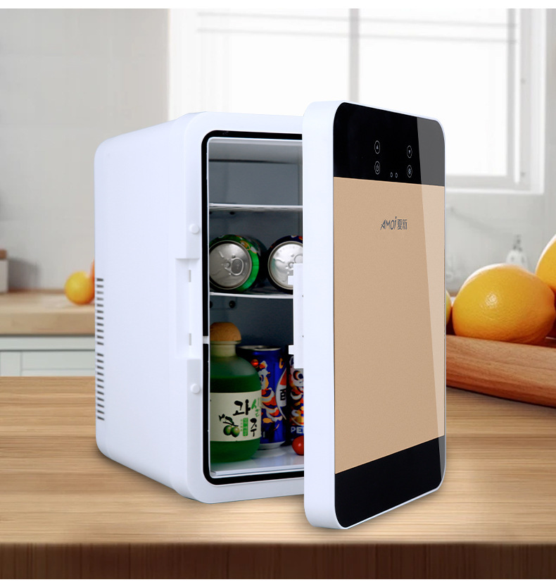 Cross-Border Xia Xin Mini Refrigerator 8L Small Household Dormitory Refrigeration Car Home Dual-Purpose Student Car Refrigeration and Preservation