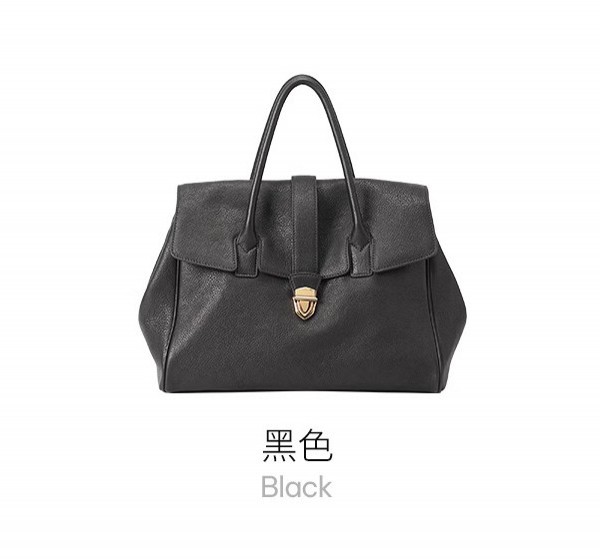 2026 New Handheld Shoulder Briefcase For Women, Genuine Leather Retro Large Capacity Commuter Top Grain Vegetable Tanned Cowhide Bag - Thumbnail 8