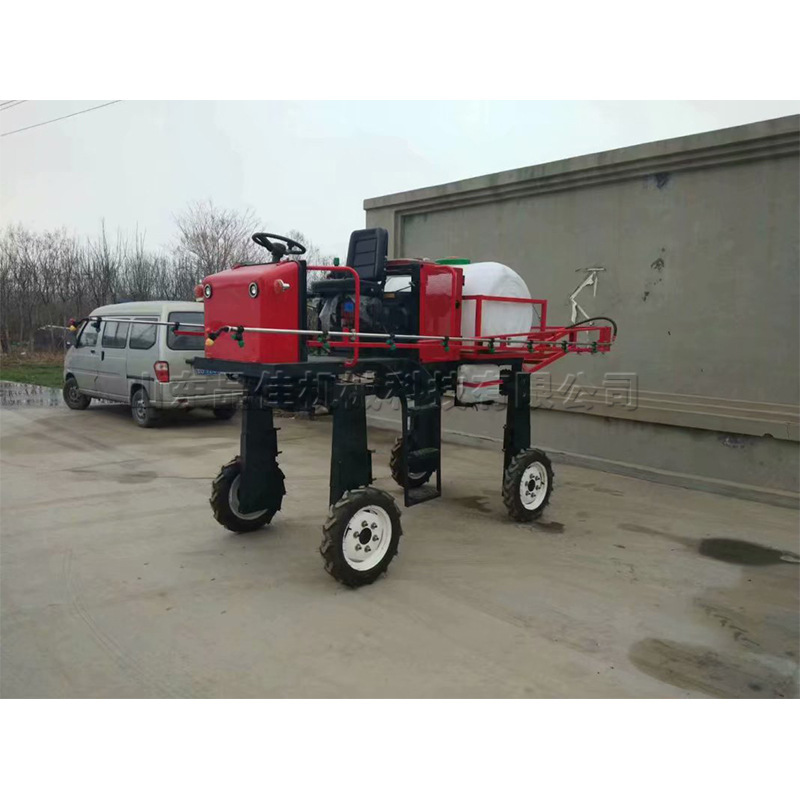水旱两用打药机小型自走式四轮打药机农作物果树座驾式喷药机