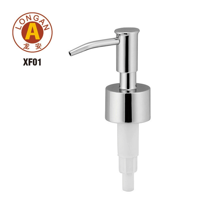 Заводское производство XF01, фурнитура для домашней ванной комнаты, насос для дезинфицирующего средства для рук, головка из цинкового сплава, хромированная никелевая насадка 28/2C