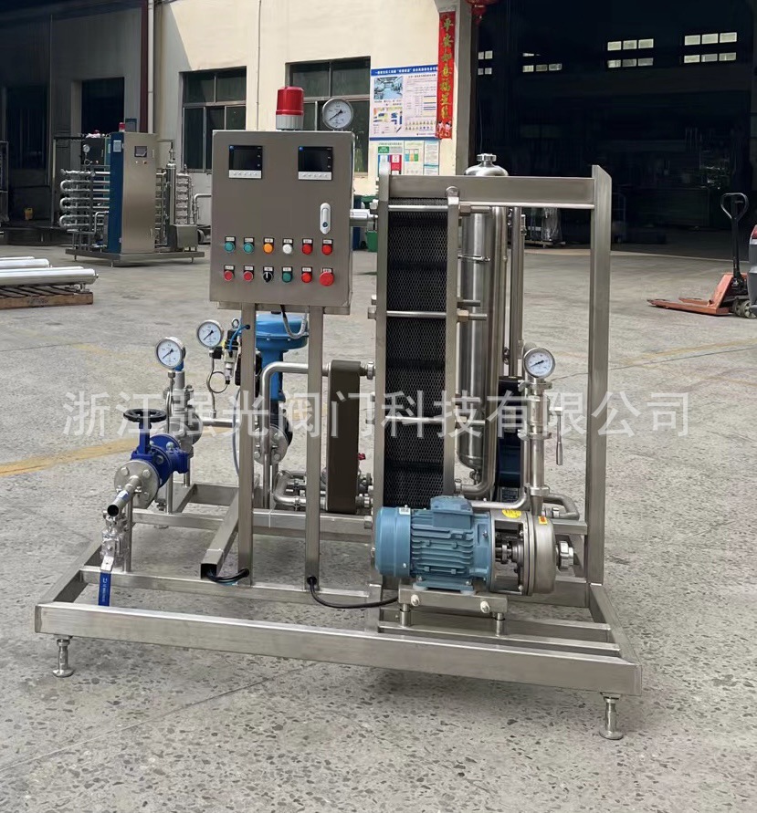 卫生级食品级不锈钢，半自动，板式热水系统，管式热水系统