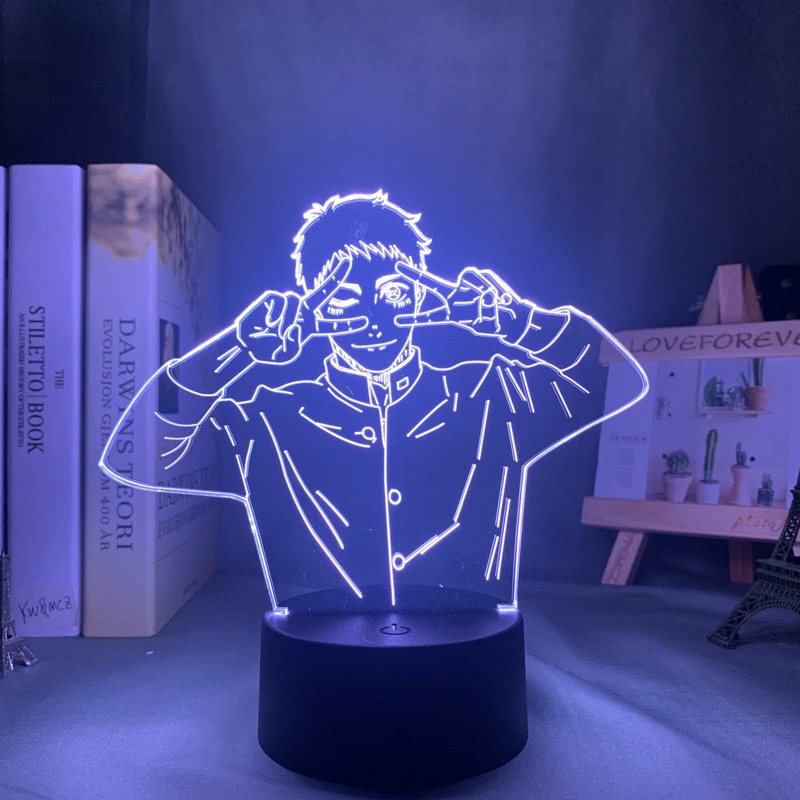 Акриловая ночная LED-лампа с волейболом, минифигура, 3D, подарок на день рождения