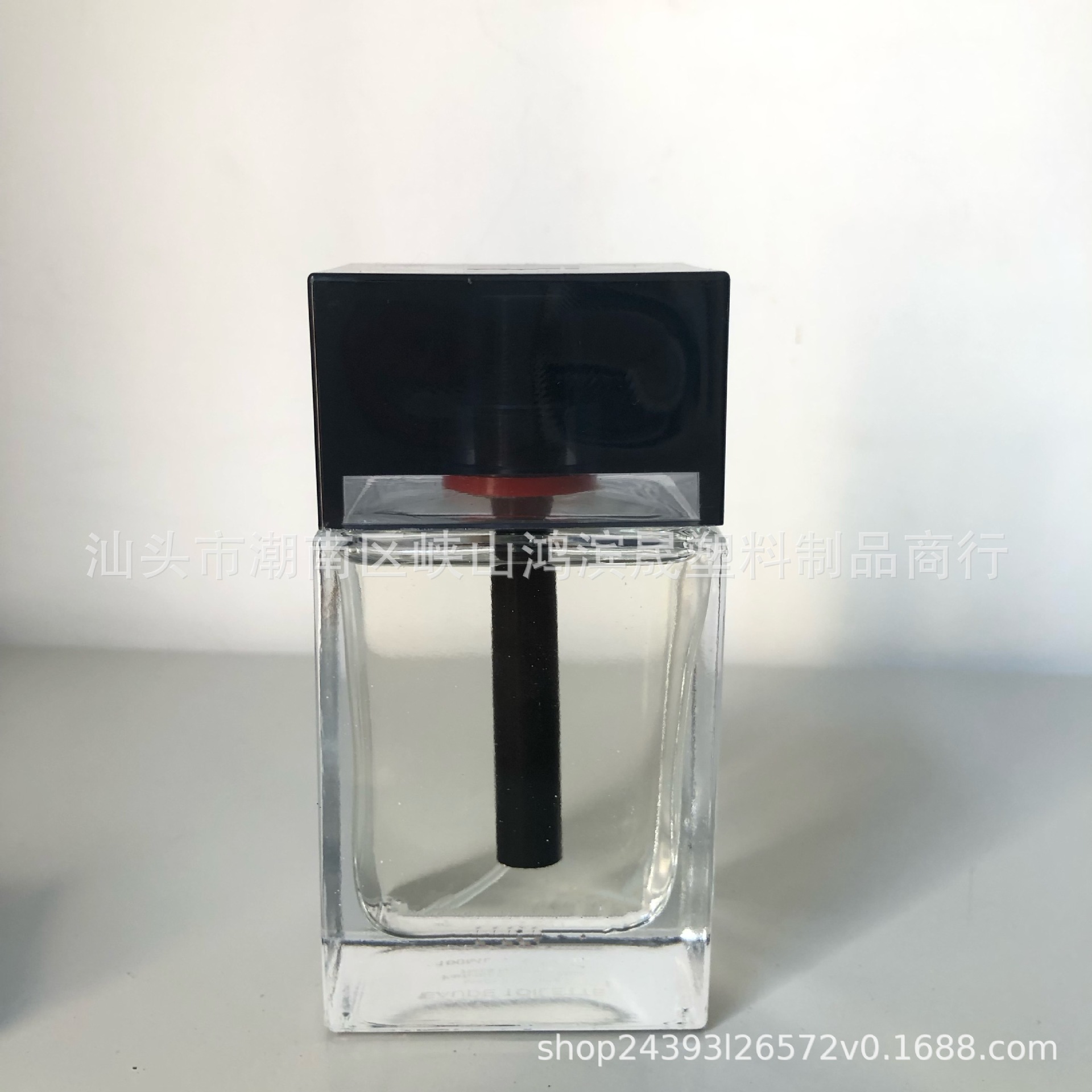 厂家货源透明多色玻璃香水瓶厚底大容量可加印Logo 香水配件