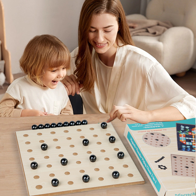 Magnetic fighting induction logic intellectual strategy game for…