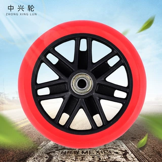 定制脚轮定向4寸TPR包胶轮购物车箱包轮工具车轮工业推车玩具车