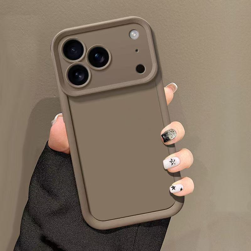 简约纯色适用苹果17Promax手机壳日韩ins风iPhone16/15/14欧美13/|undefined